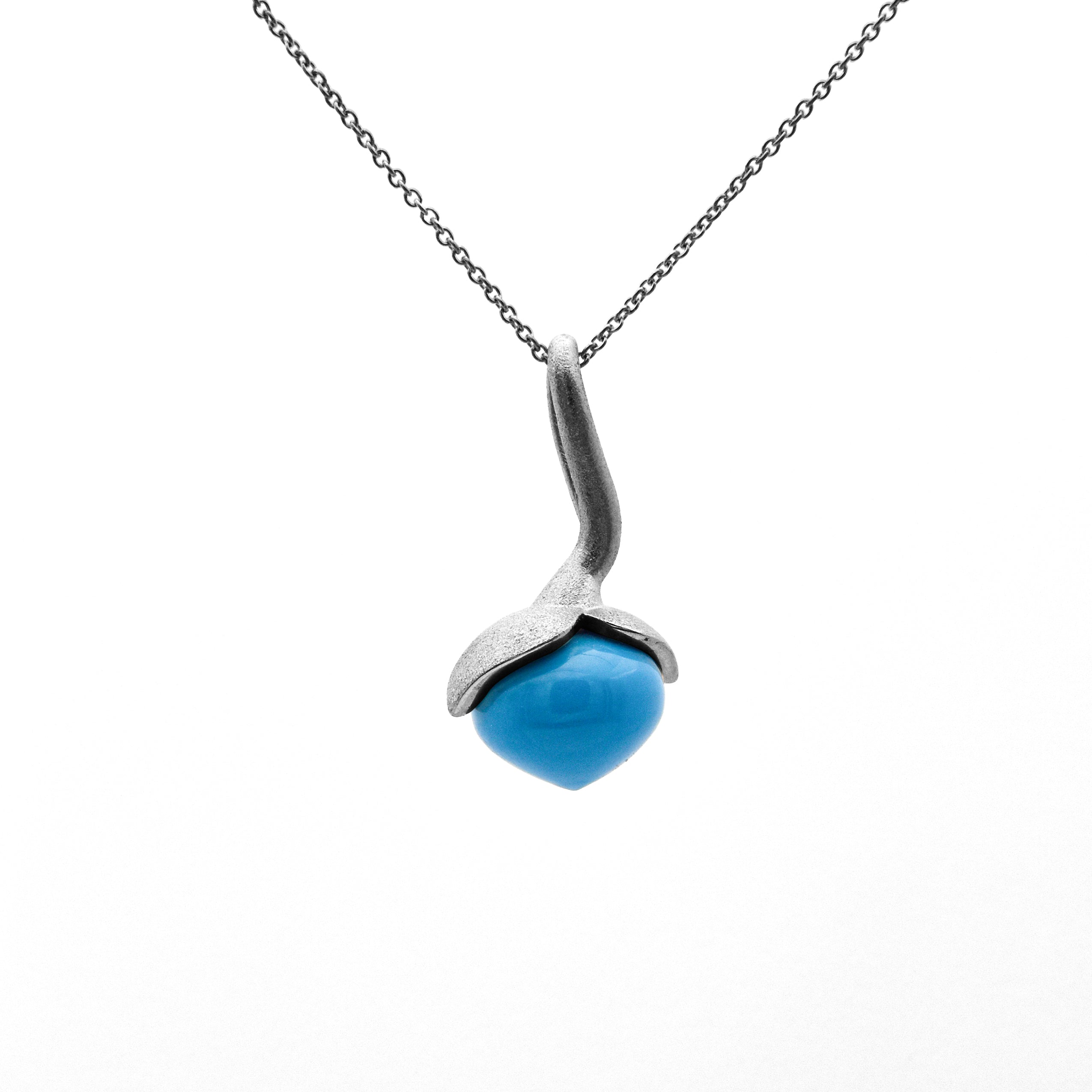 Dolce pendant "big" with turquoise rec. 925/-