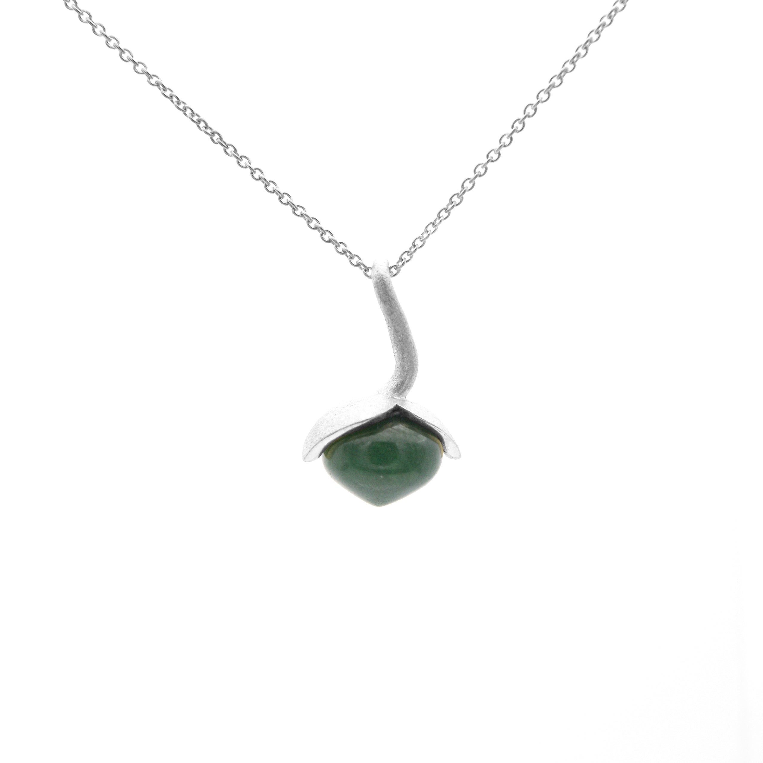 Dolce pendant "medium" with jade 925/-