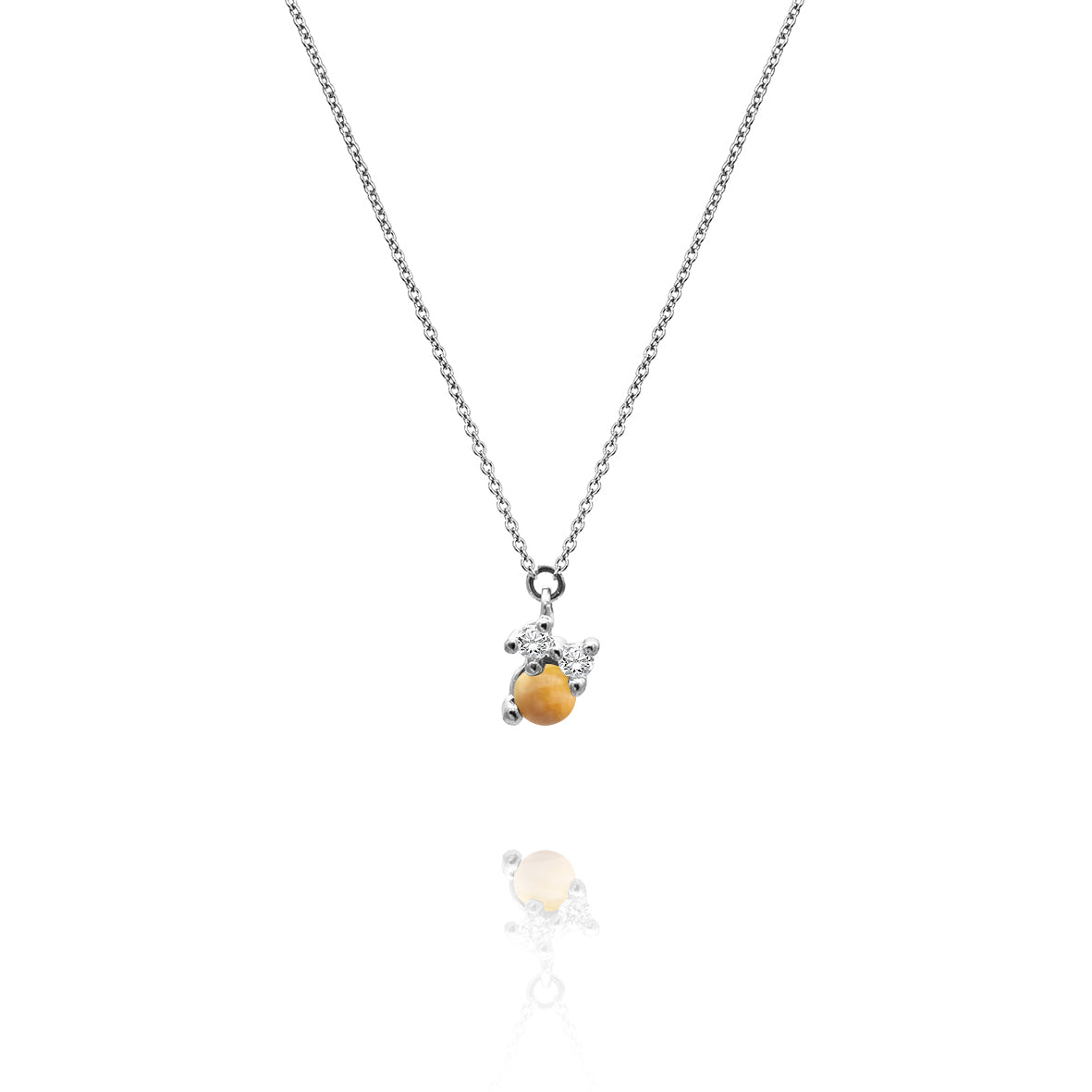 Stellini pendant "smal" in 585/- gold with citrine