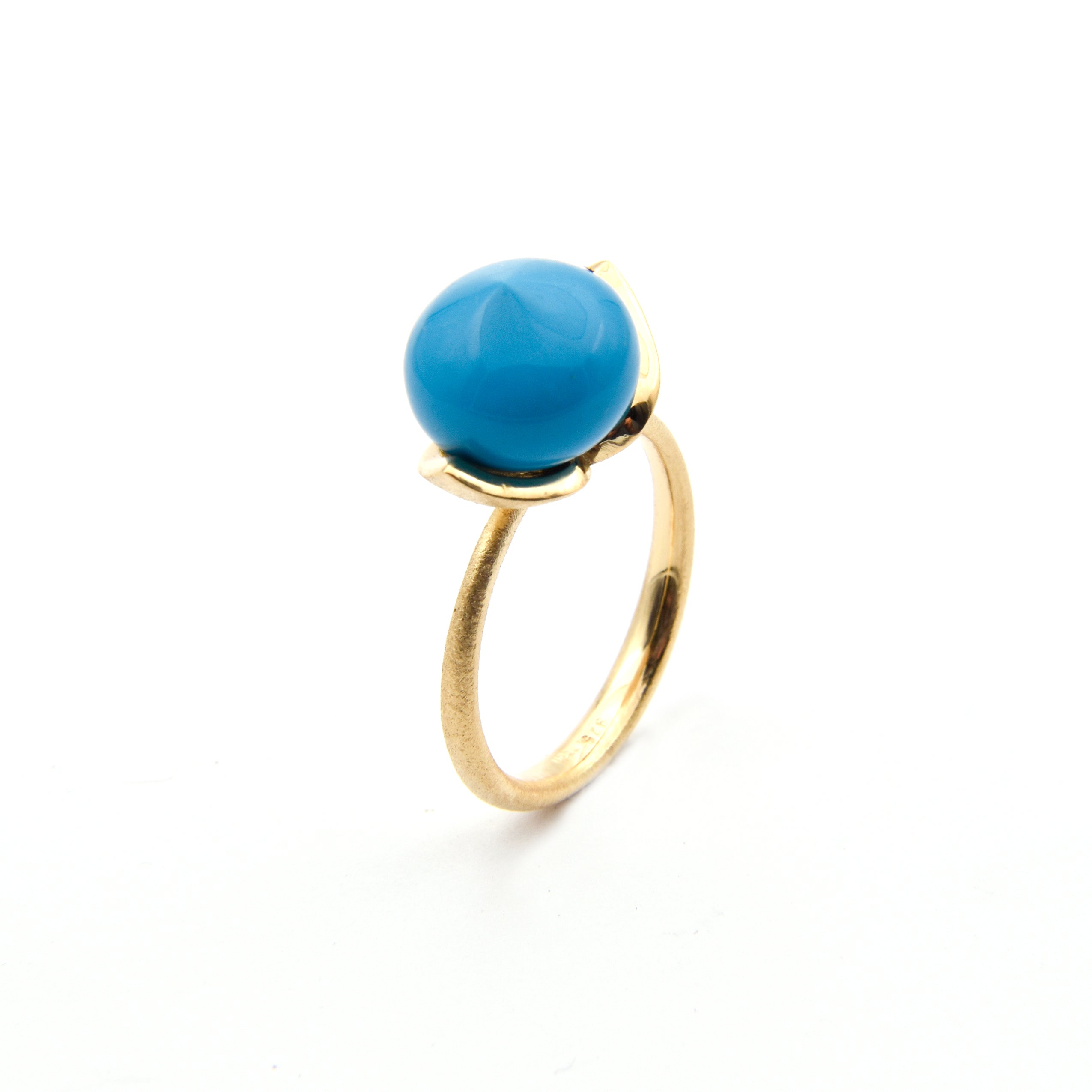 Dolce ring "medium" with turquoise rec. 925/-