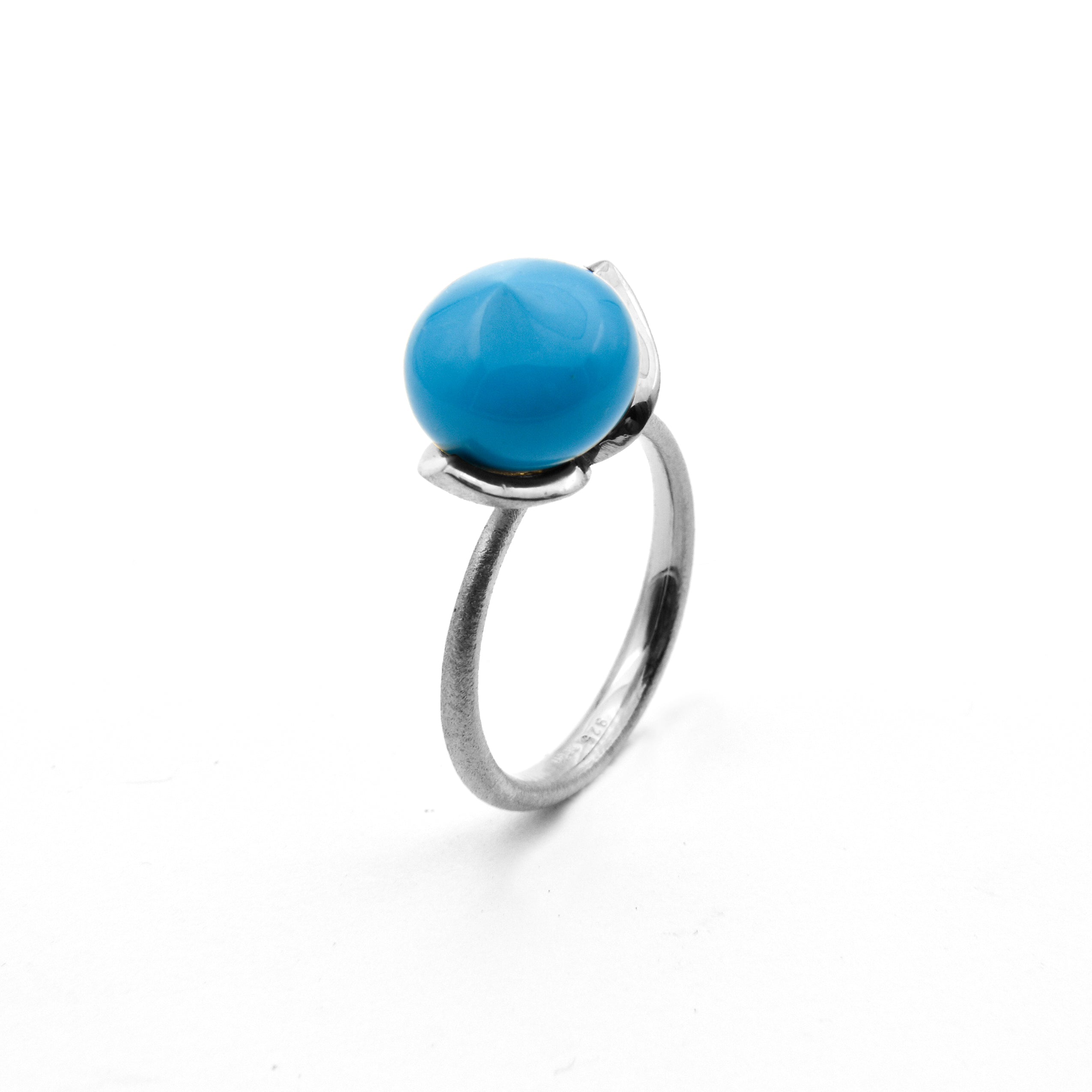 Dolce ring "medium" with turquoise rec. 925/-
