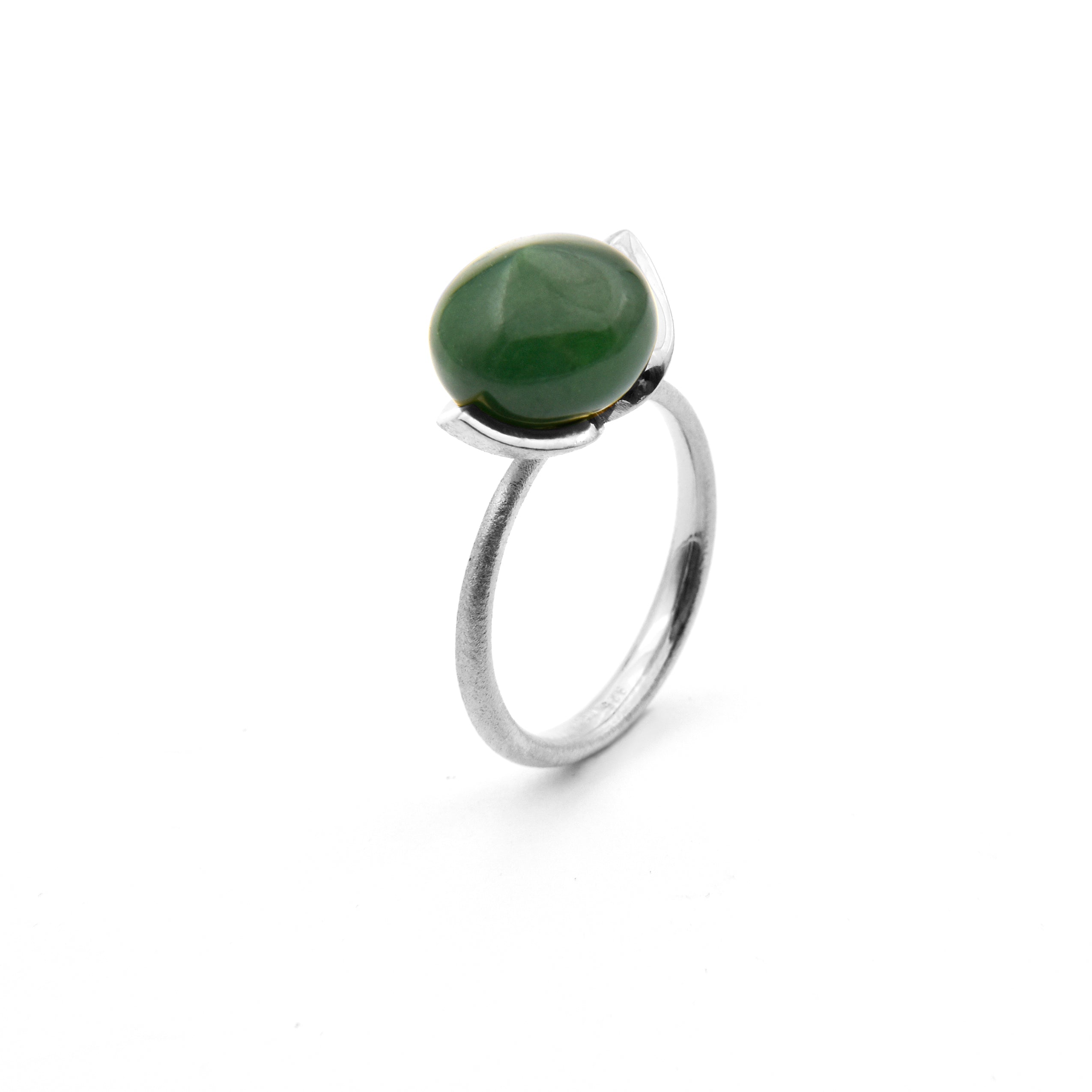Dolce Ring "medium" mit Jade 925/-