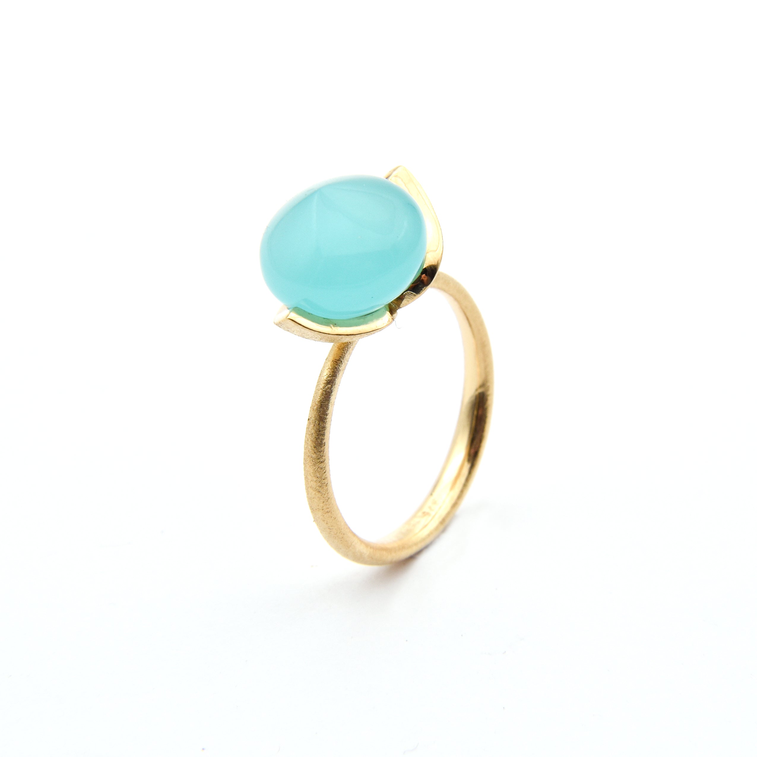 Dolce ring "medium" with chalcedony rec. 925/-