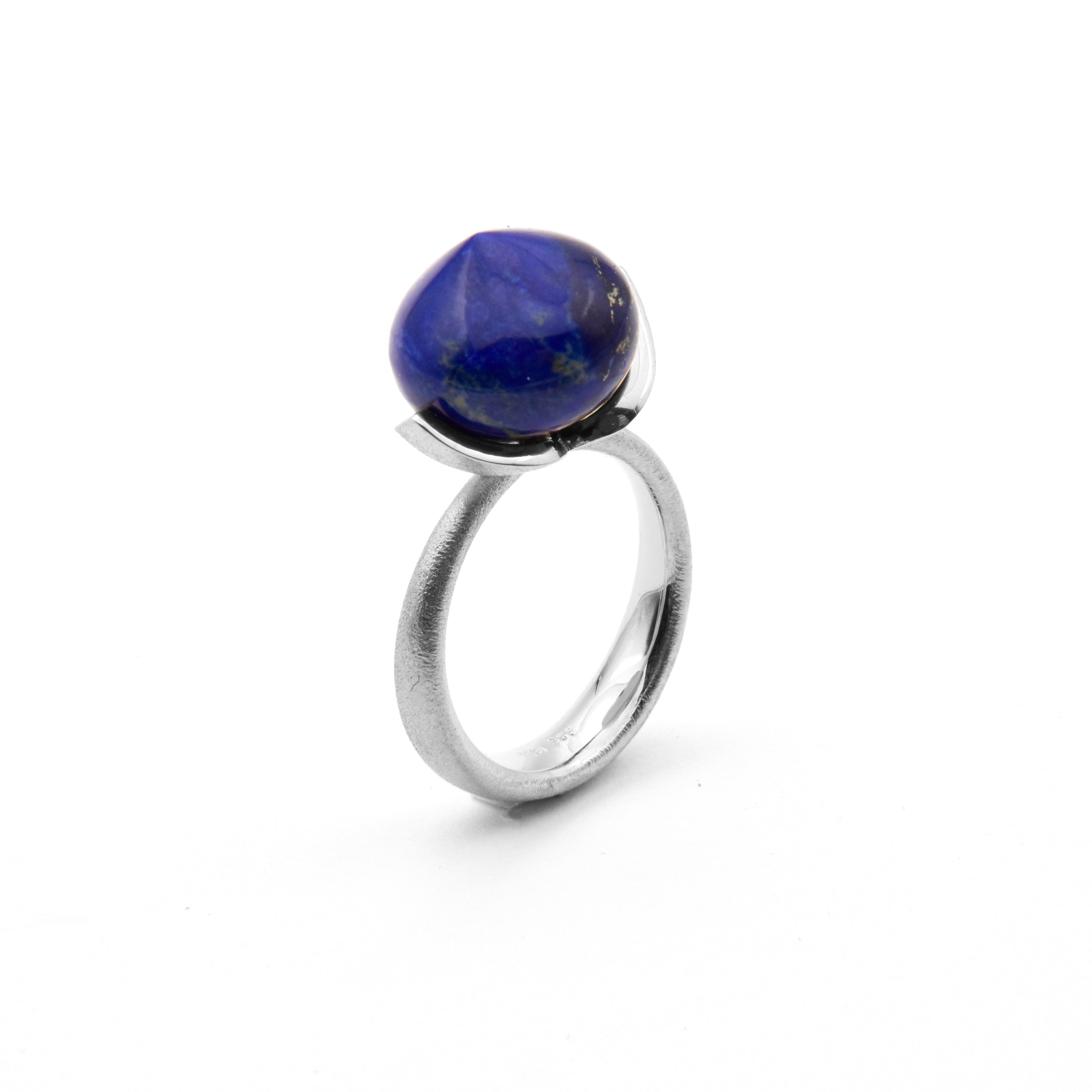 Dolce Ring "big" mit Lapis Lazuli 925/-