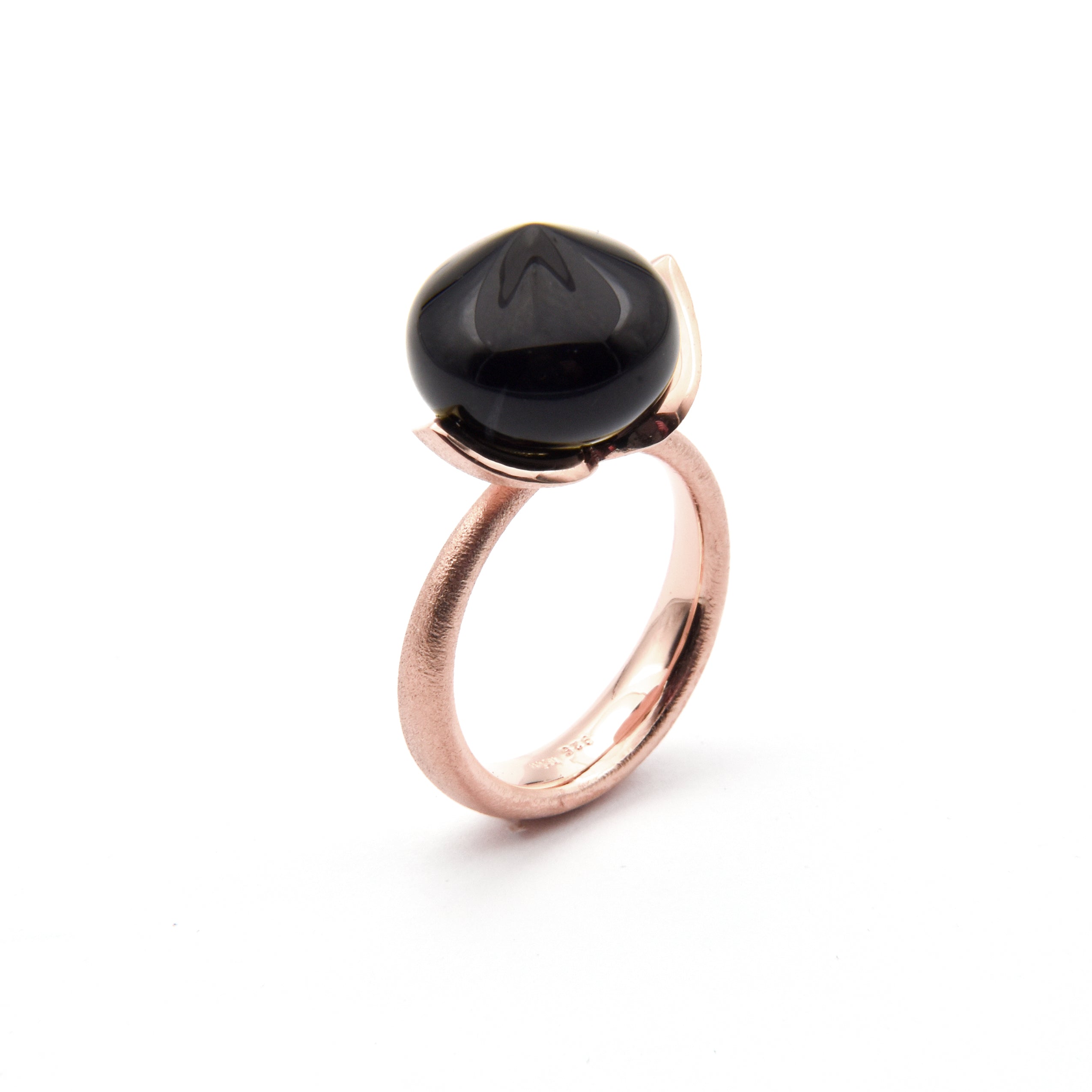 Dolce ring "big" with Onix 925/-
