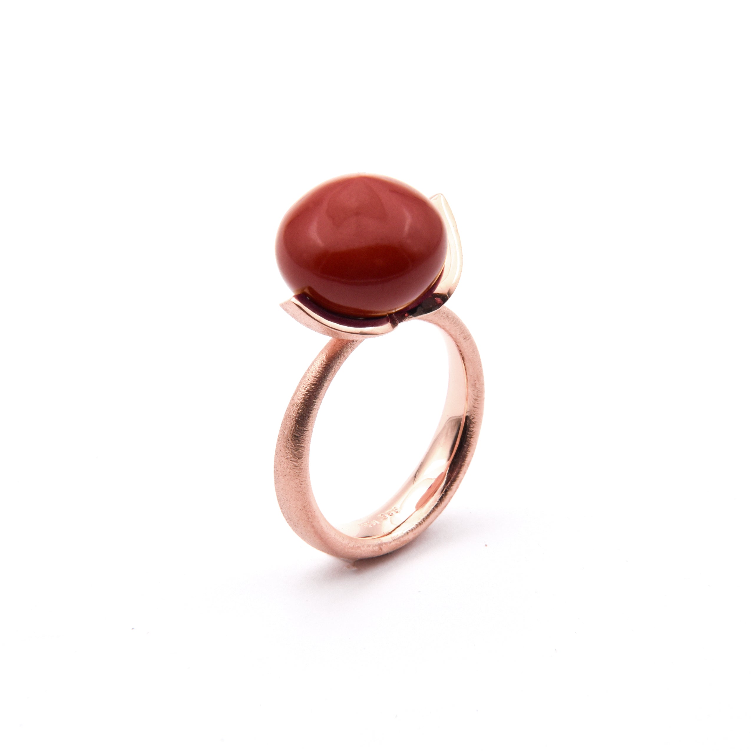 Dolce ring "big" with coral rec. 925/-