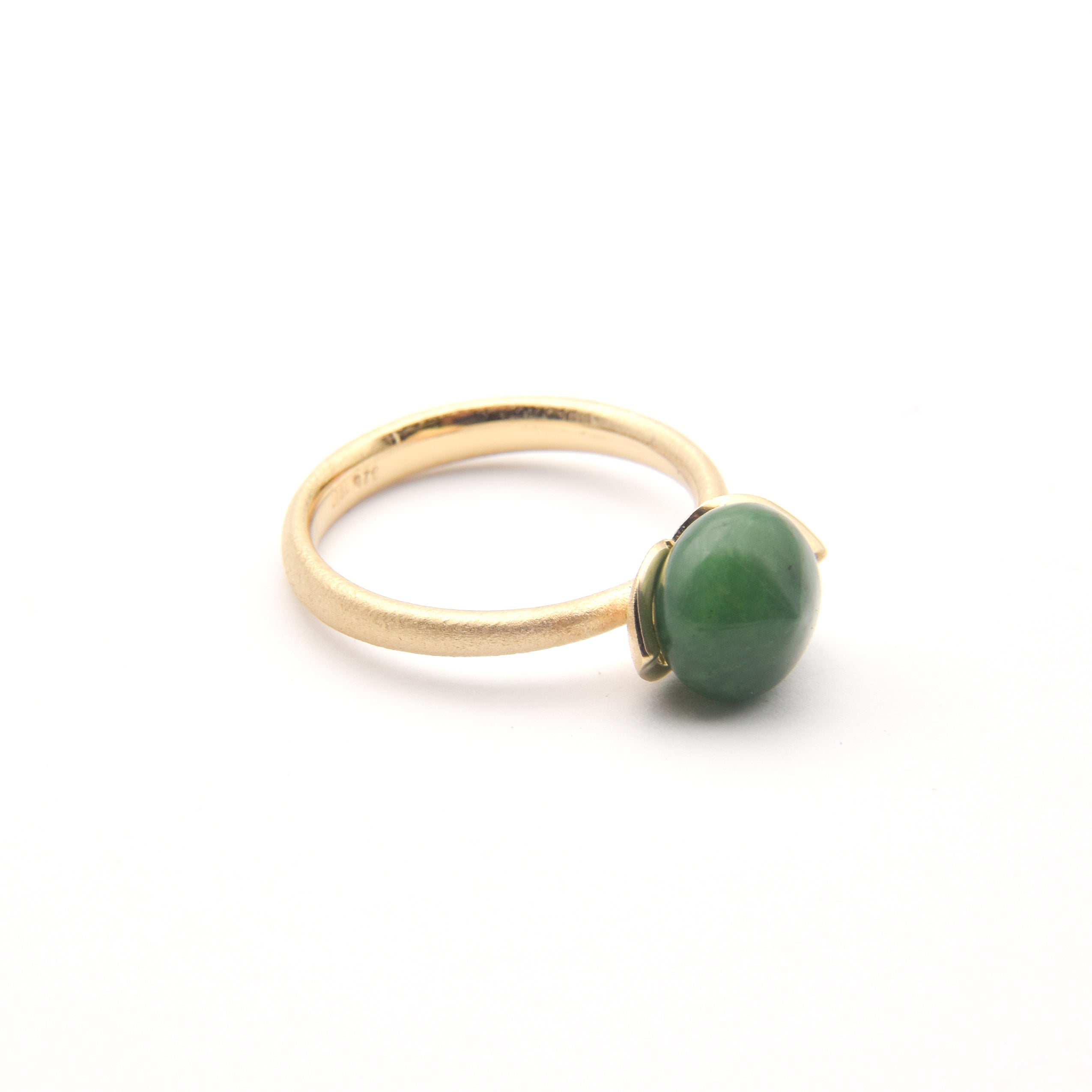 Dolce ring "smal" with jade 925/-