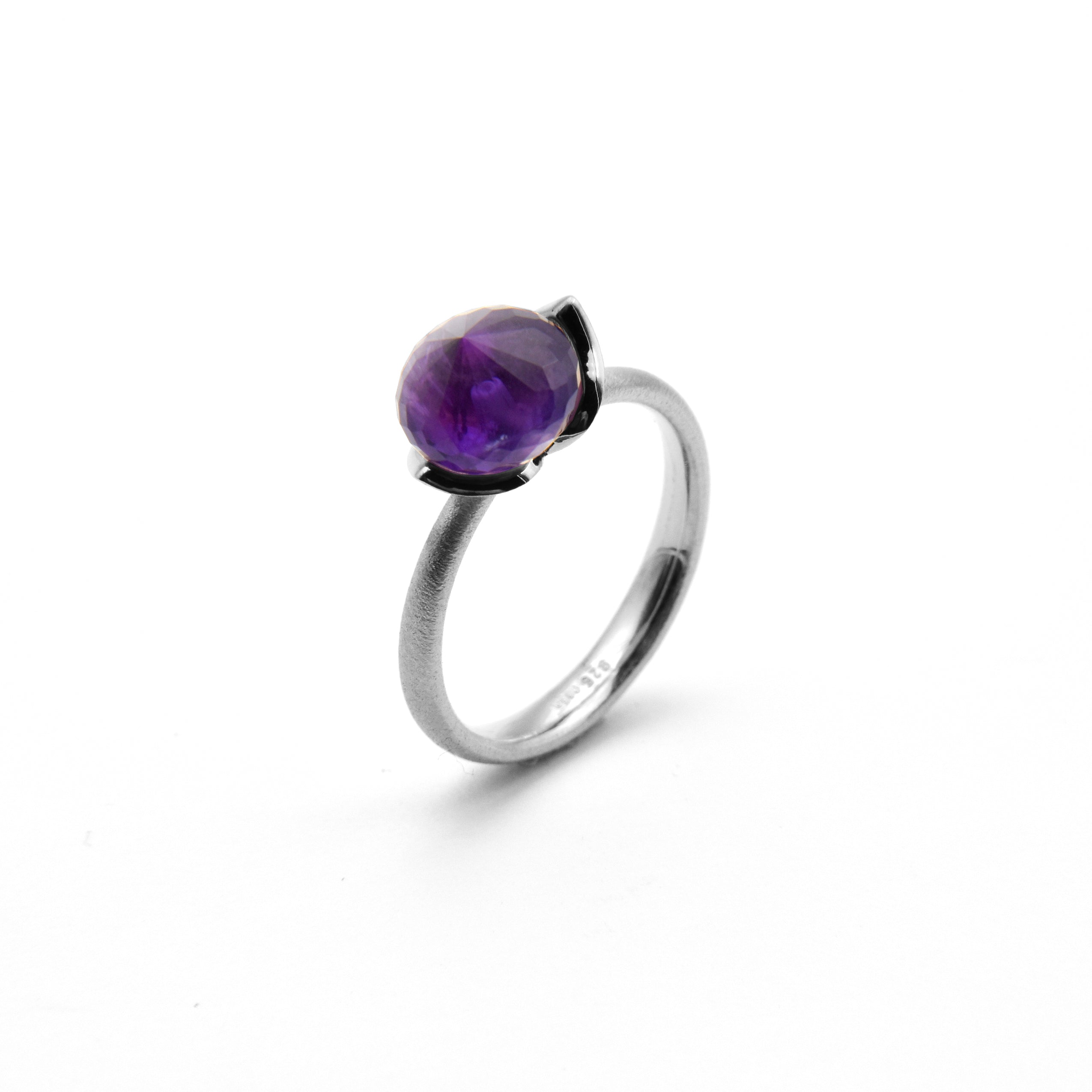 Dolce ring "smal" with amethyst 925/-