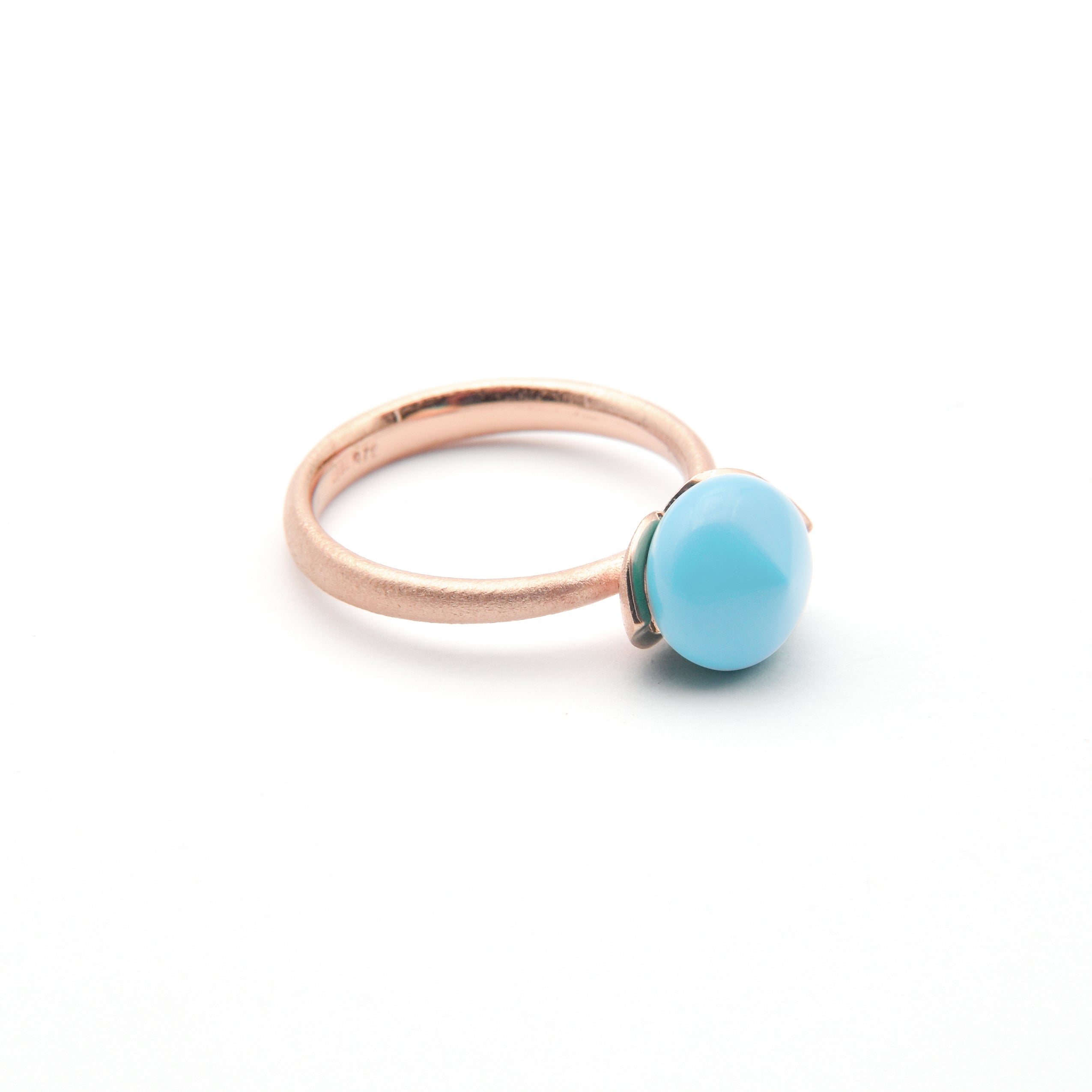 Dolce Ring "smal" mit Chalcedon rec. 925/-
