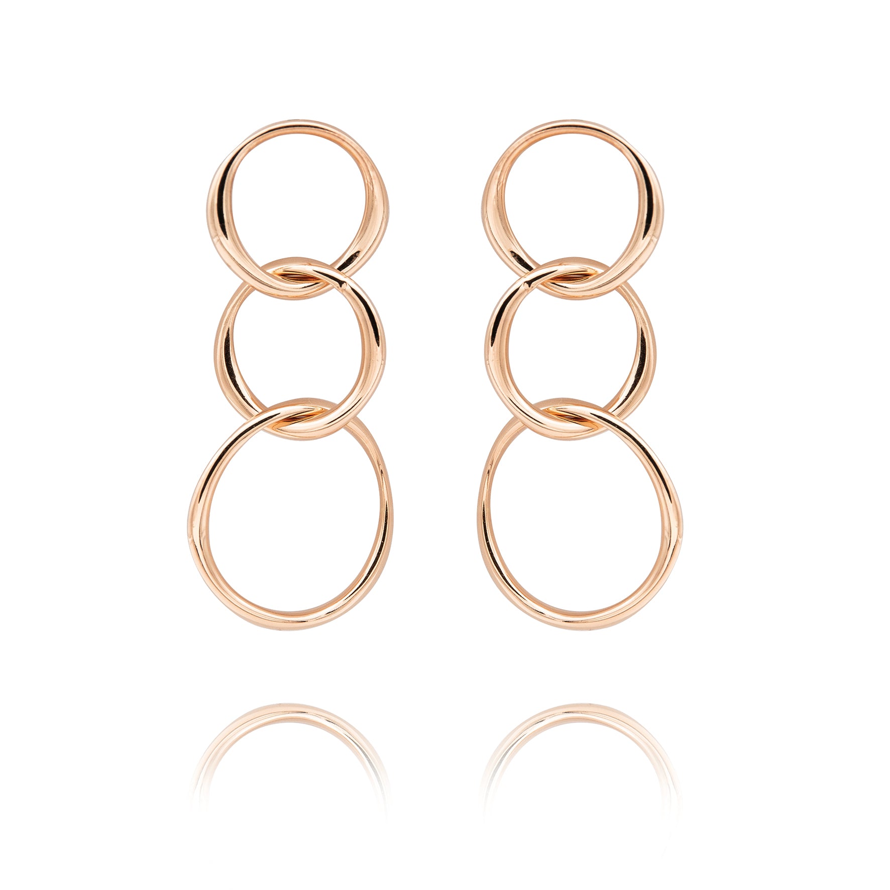 Closed earring "thin 3" 925/-